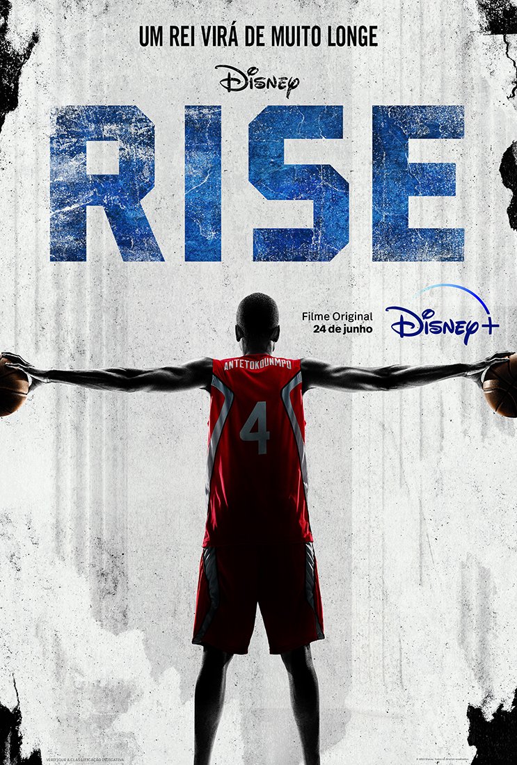 Rise-Disney-PLus-Poster Rise: Disney+ divulga trailer e data do filme sobre os irmãos Antetokounmpo