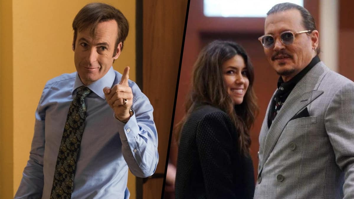 Saul-Goodman-Camille-Vasquez-e-Johnny-Depp Fãs acham que advogada de Johnny Depp usou estratégia de Saul Goodman