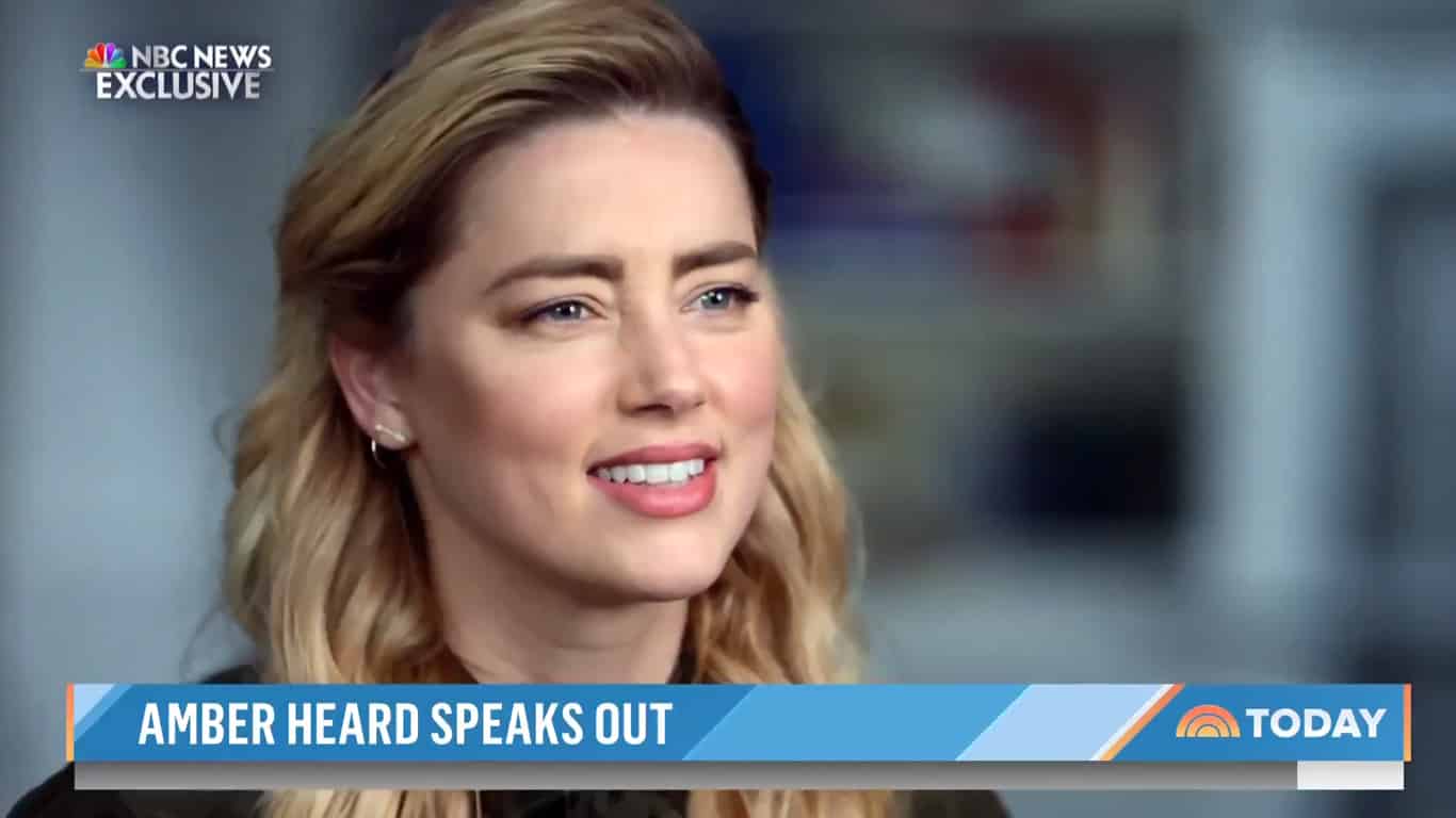 Amber-Heard-na-NBC Amber Heard diz que cometeu erros, mas mantém testemunho 'até o dia de sua morte'