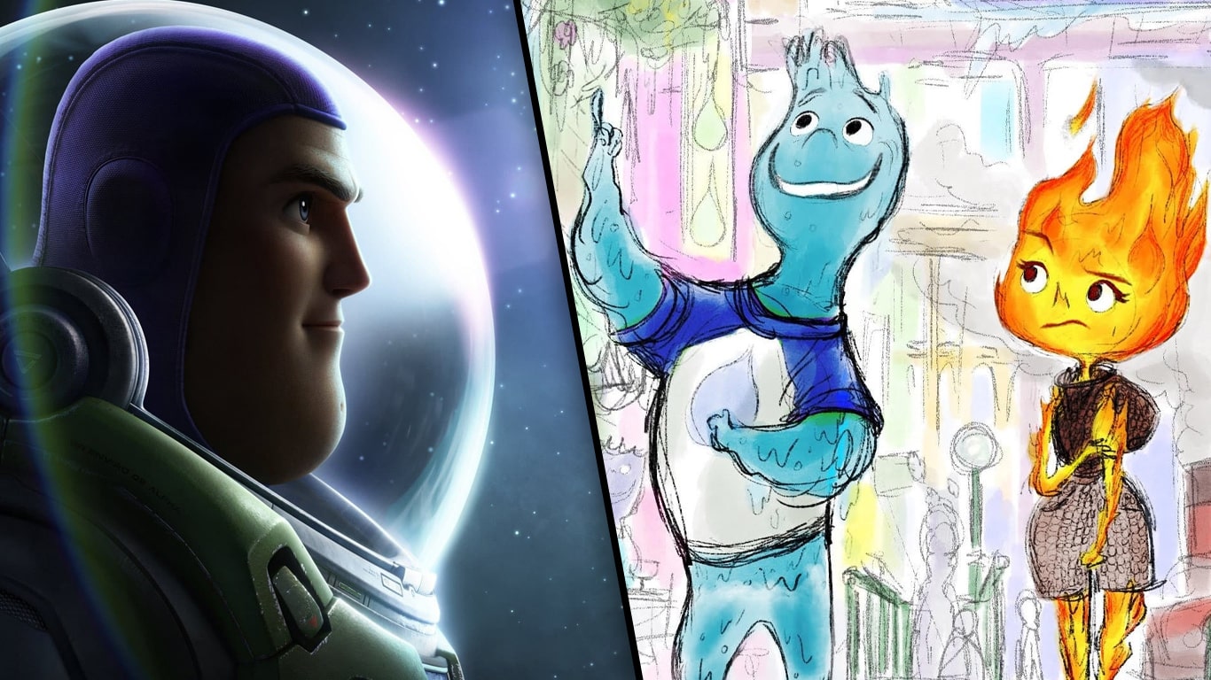 Lightyear-Elemental Diretor de 'Lightyear' confirma easter egg de 'Elemental', próximo filme da Pixar