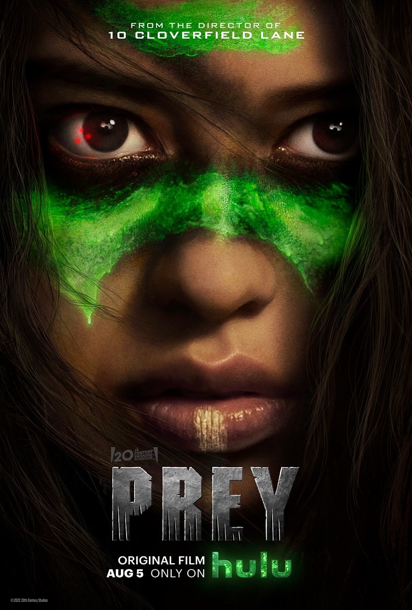 Prey-Poster Prey: saiu o primeiro trailer completo (e tenso) do spin-off de 'O Predador'