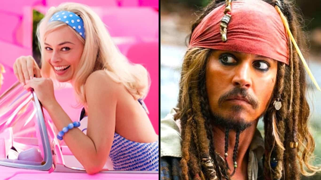 Margot-Robbie-e-Johnny-Depp-Piratas-do-Caribe Margot Robbie deve iniciar produção de novo 'Piratas do Caribe' em breve