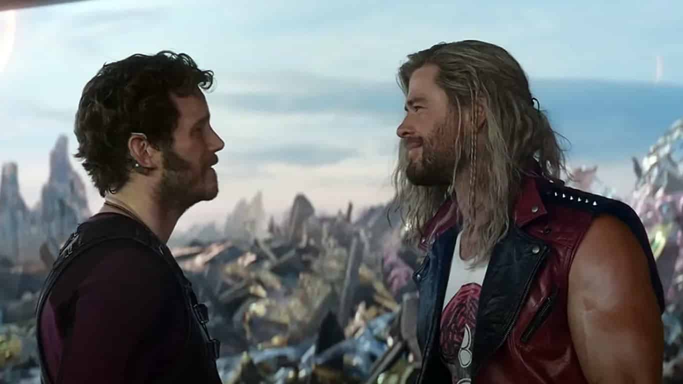 Peter-Quill-e-Thor Como os trailers de 'Thor: Amor e Trovão' enganaram todo mundo