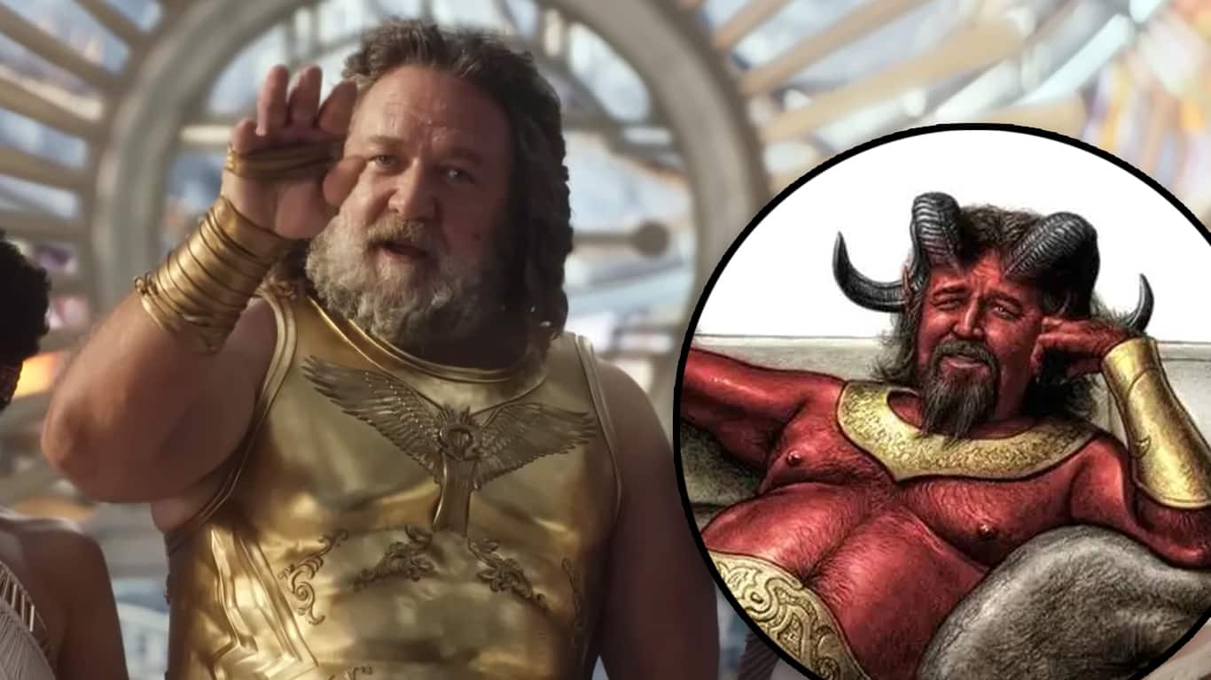 4 fatos sobre Zeus, o personagem de Russell Crowe em 'Thor: Amor e