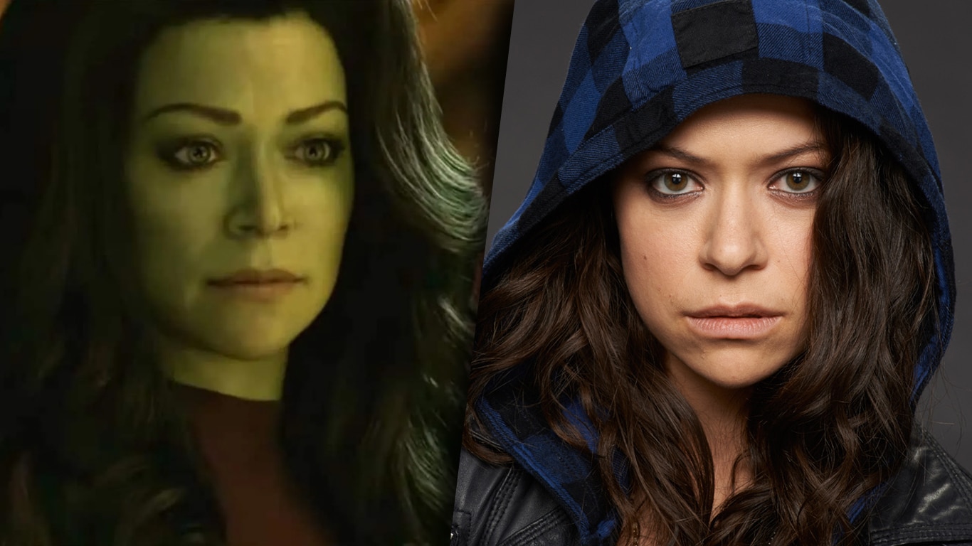 Tatiana-Maslany-Muher-Hulk-e-Orphan-Black Tatiana Maslany explica como 'Mulher-Hulk' a faz lembrar de 'Orphan Black'