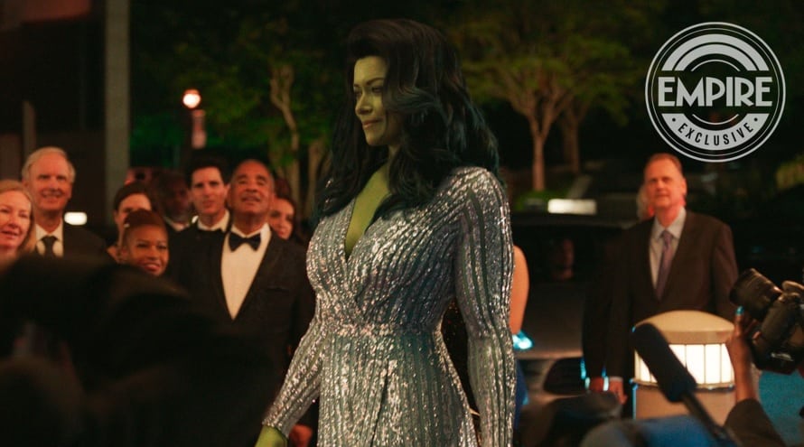 Tatiana-Maslany-Mulher-Hulk Tatiana Maslany surge deslumbrante em nova imagem de 'Mulher-Hulk: Defensora de Heróis'