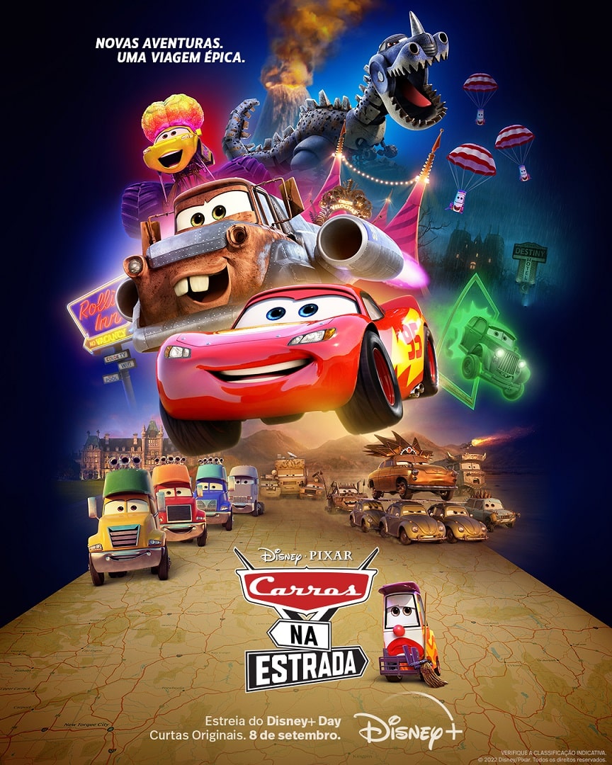 Carros-na-Estrada-Poster-Disney-Plus Carros na Estrada: Disney+ libera trailer da série spin-off de 'Carros'