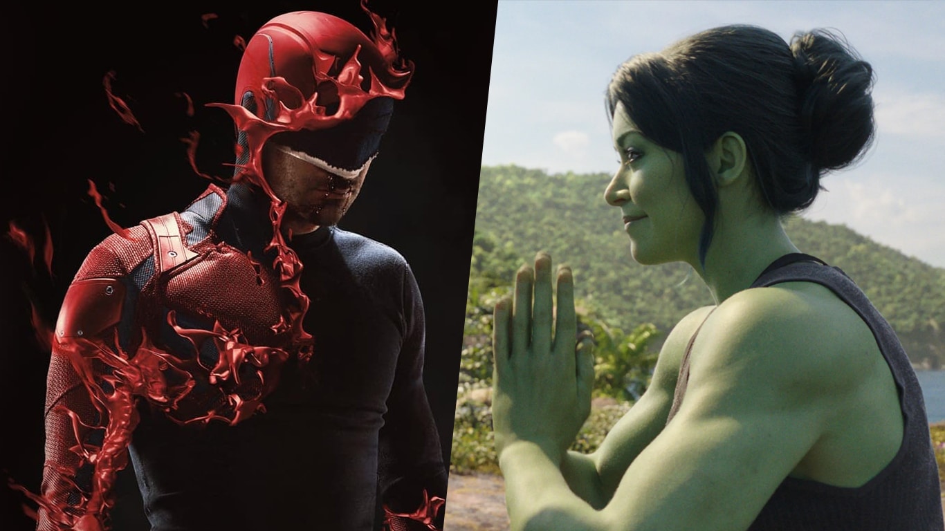 Demolidor-e-Mulher-Hulk 'Mulher-Hulk' revela primeira imagem oficial do Demolidor de Charlie Cox