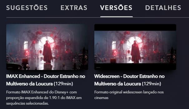 Doutor-Estranho-2-IMAX-Enhanced-e-Widescreen 'Thor: Amor e Trovão' terá versão IMAX no Disney+