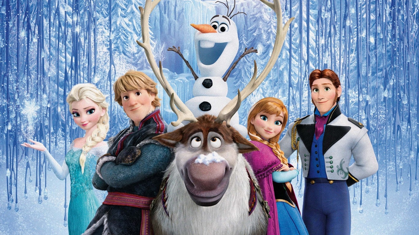 Frozen-Disney-Plus Idina Menzel, Kristen Bell e Josh Gad comemoram 10 anos de Frozen