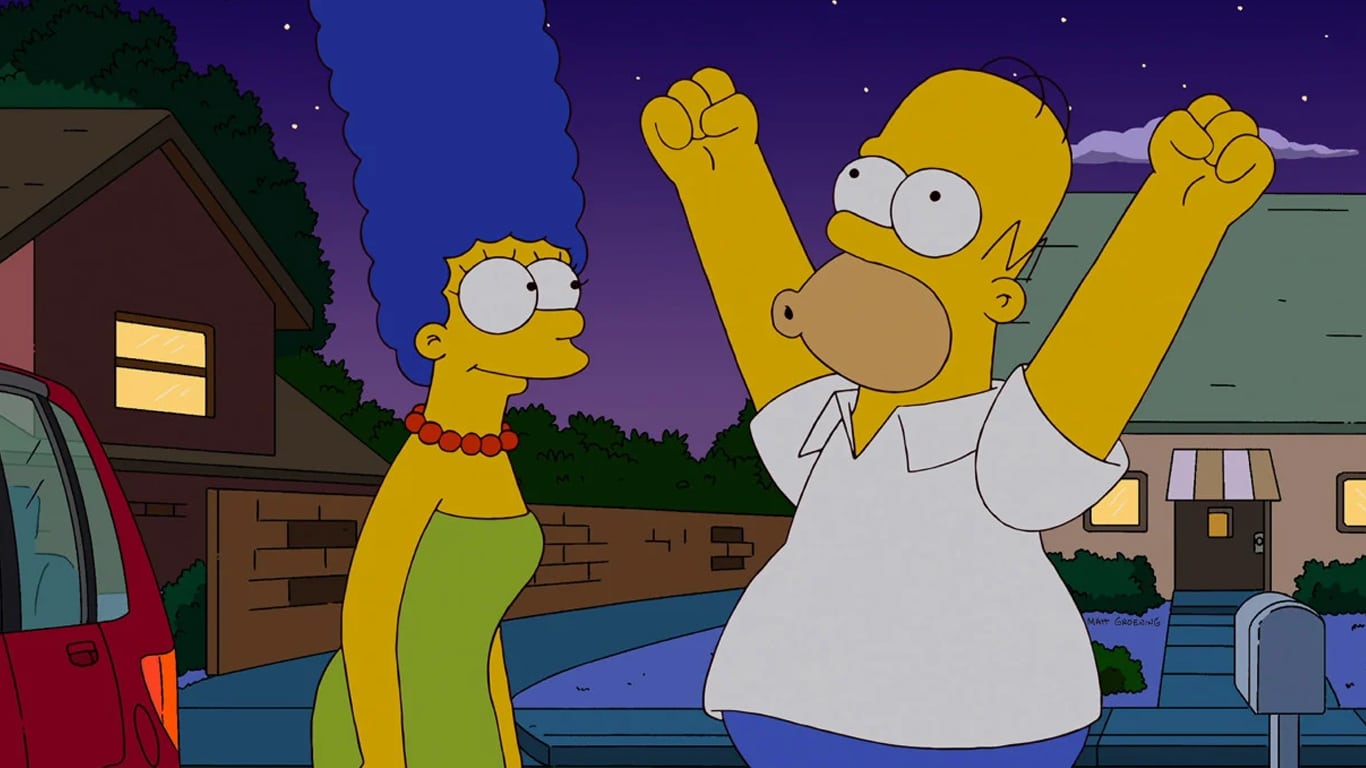 Marge-e-Homer-Simpson Como uma piada de 'Os Simpsons' salvou a vida de duas crianças