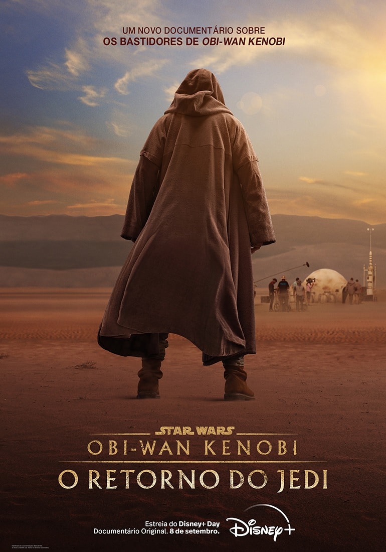 Obi-Wan-Kenobi-documentario-poster-PT-BR O Retorno do Jedi: Disney+ anuncia documentário sobre 'Obi-Wan Kenobi'