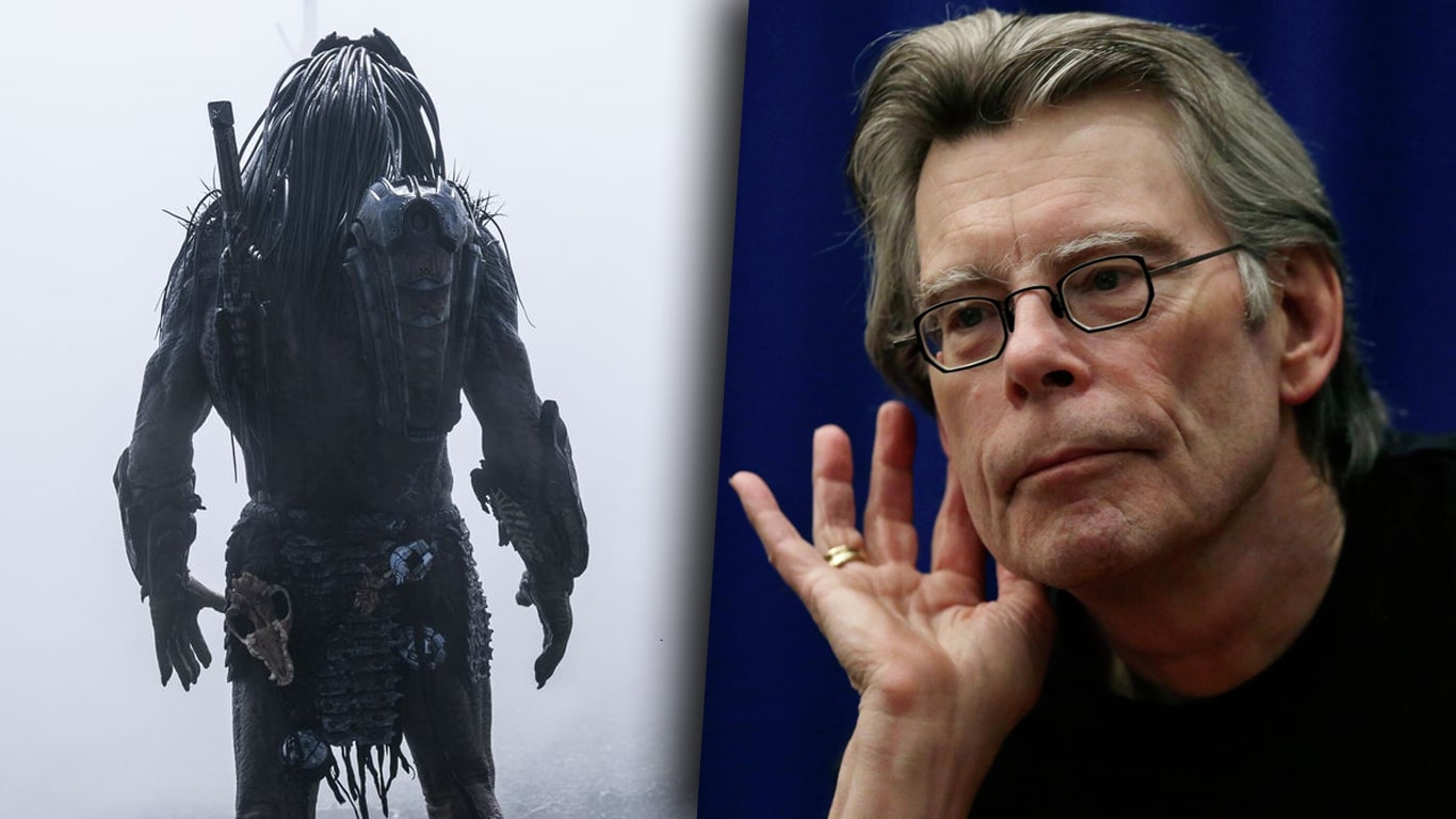 Predador-Stephen-King Stephen King dá sugestão INSANA de crossover com o Predador