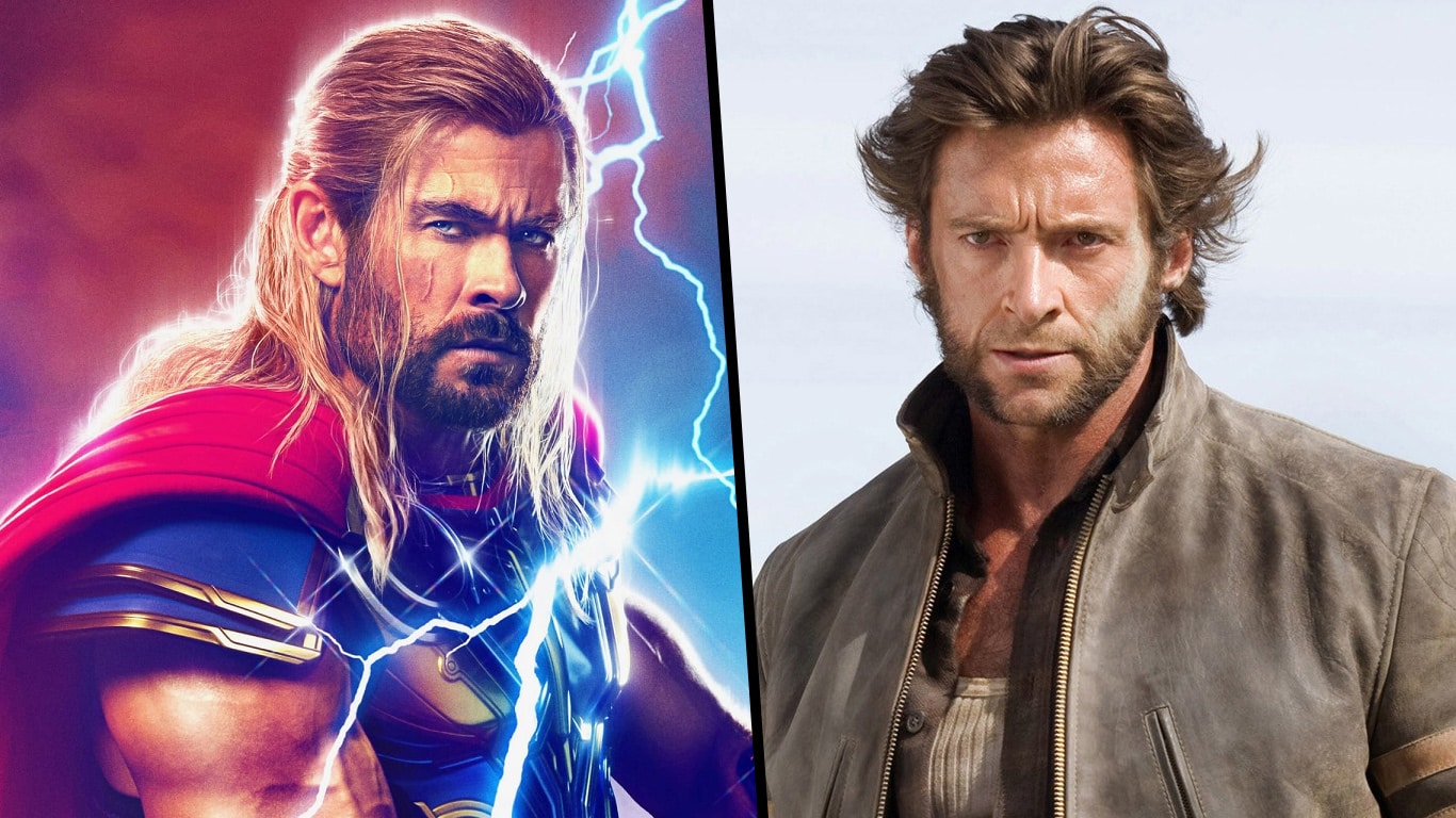 Chris-Hemsworth-e-Hugh-Jackman Chris Hemsworth não conseguiu impedir retorno do Wolverine em 'Deadpool 3'