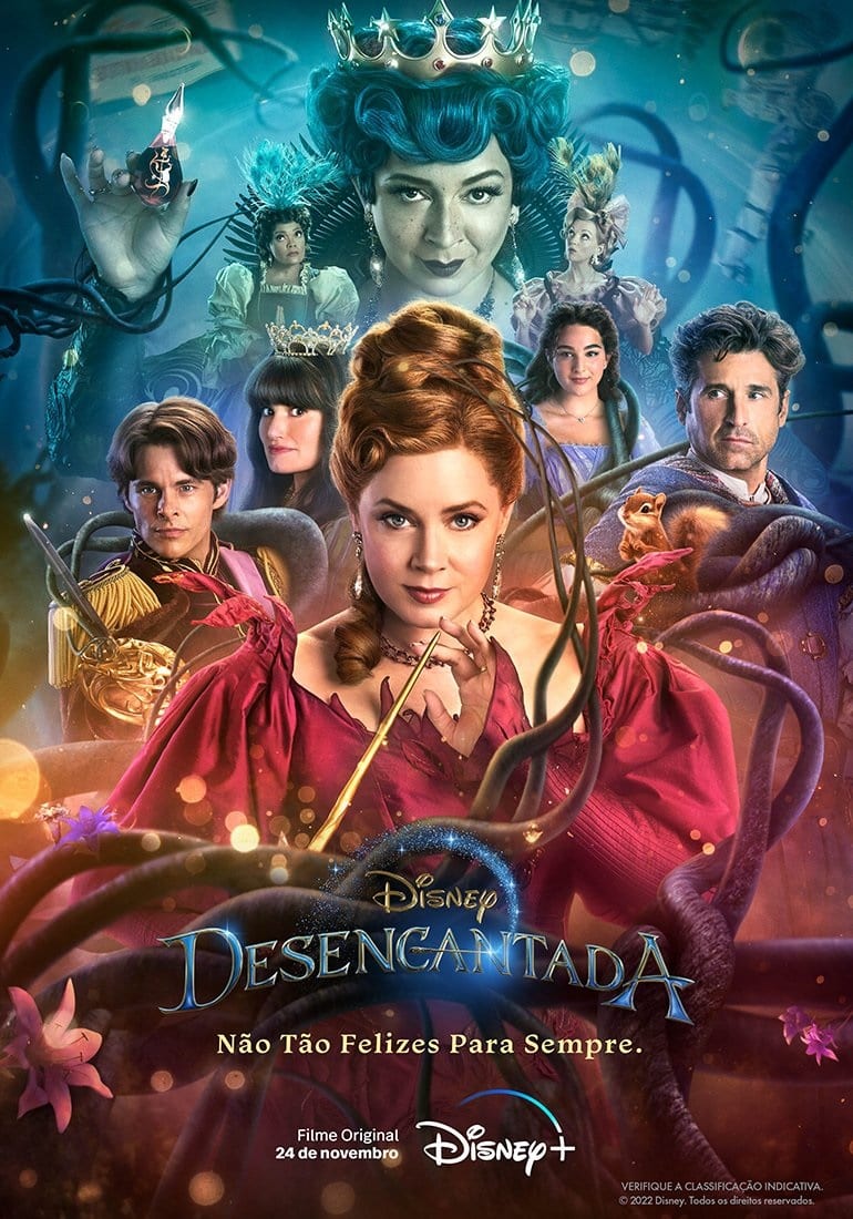 Desencantada-Poster-DisneyPlus Desencantada | Filme ganha primeiro trailer e data no Disney+