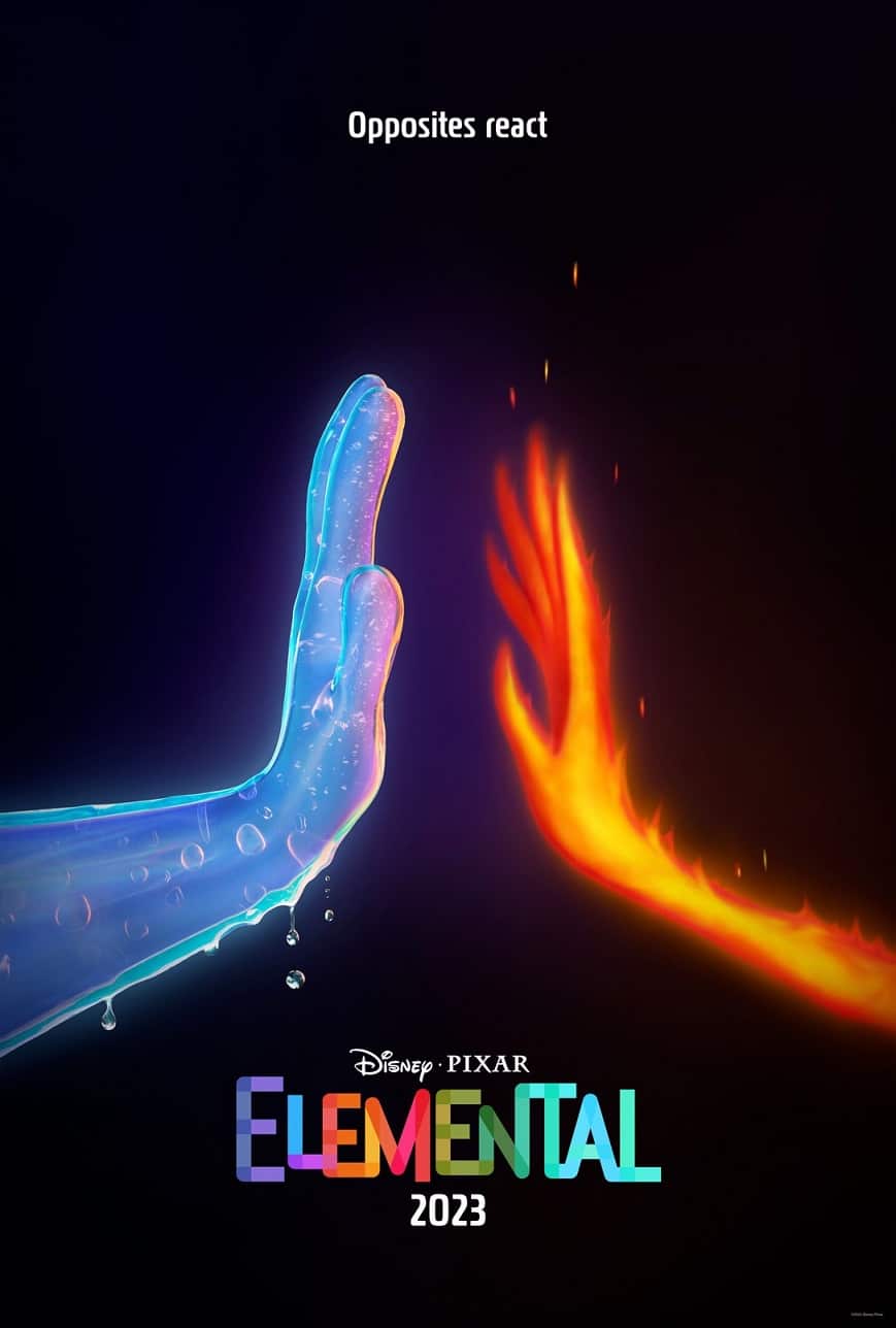 Elemental-Poster-Pixar Elementos| Novo filme da Pixar divulga primeira imagem oficial
