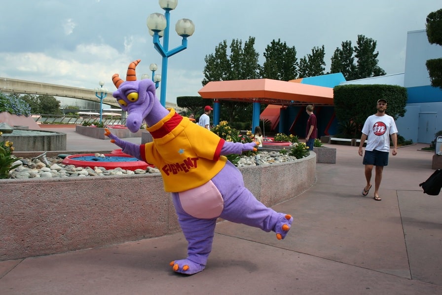 Figment-mascote-Disney-Epcot Chefe da Disney cogita nova série com Figment, o dragão roxo do Epcot