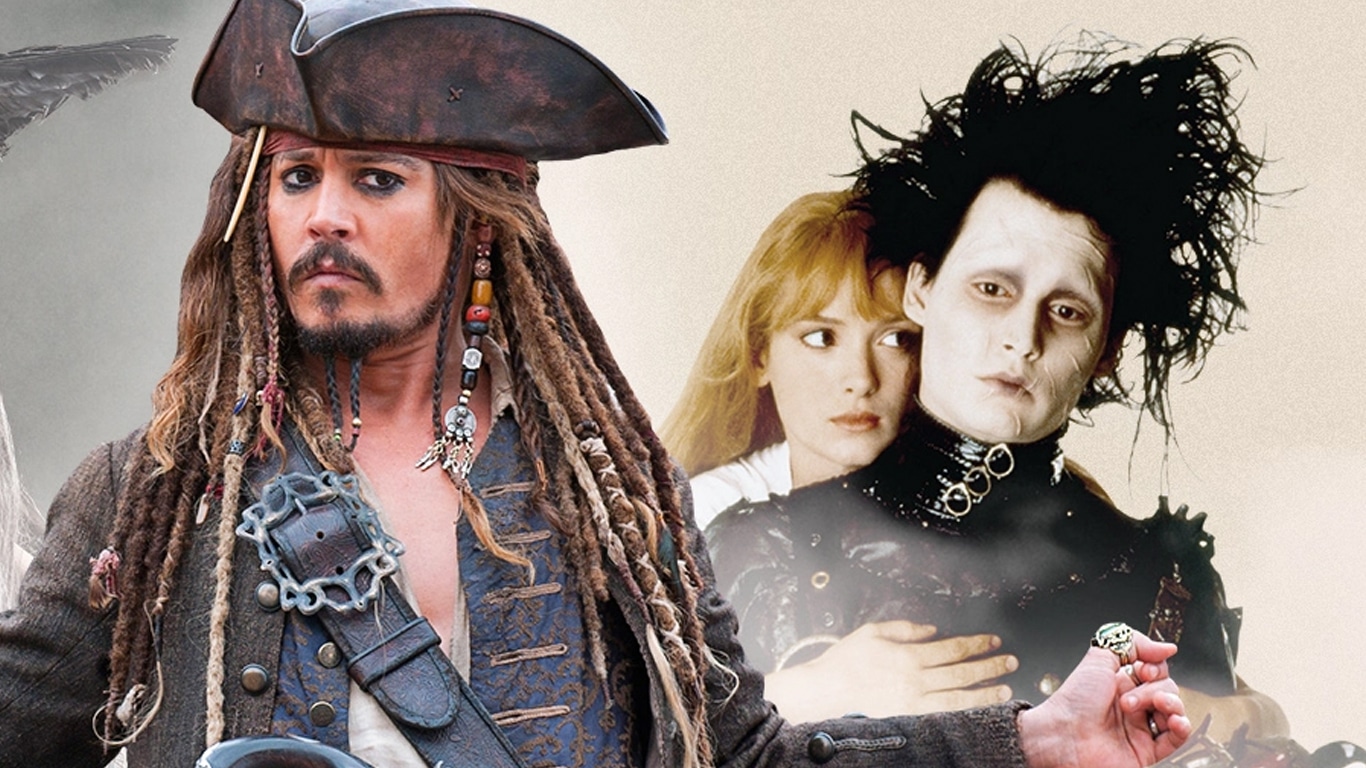 Jack-Sparrow-e-Edward-Maos-de-Tesoura Johnny Depp já viveu 2 de seus icônicos personagens em 'Family Guy'