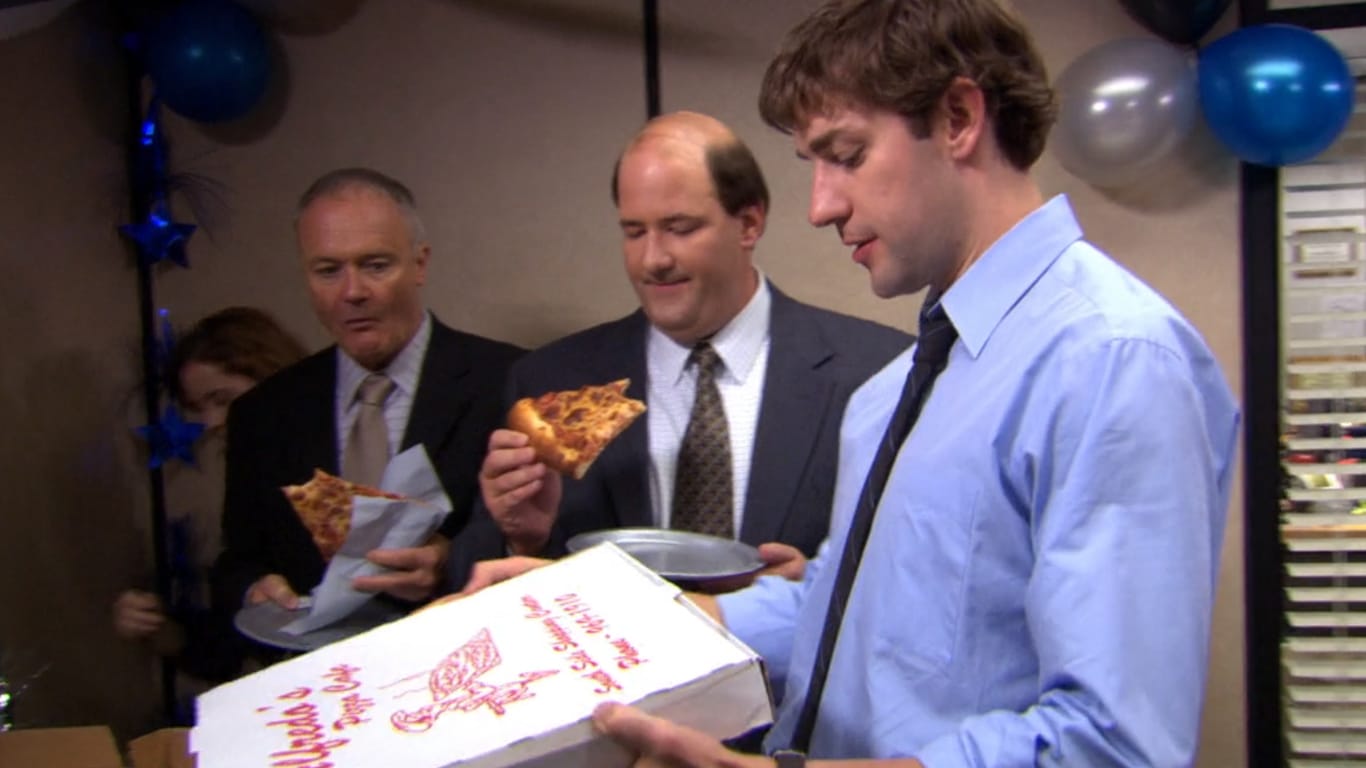The-Office-Pizza Pizzaria de 'The Office' processa cliente por pegar gorjeta de R$ 15 mil de volta