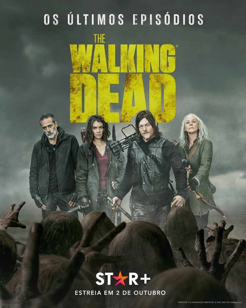 The-Walking-Dead-Poster-Parte-Final The Walking Dead | Star+ divulga data da parte 3 da última temporada