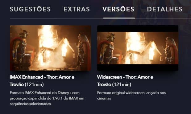 Thor-Amor-e-Trovao-Disney-Plus-IMAX-Enhanced Disney+ revela o lugar de 'Thor: Amor e Trovão' na cronologia da Marvel