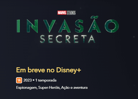 image-1 Invasão Secreta: Disney+ revela gênero inédito para a série
