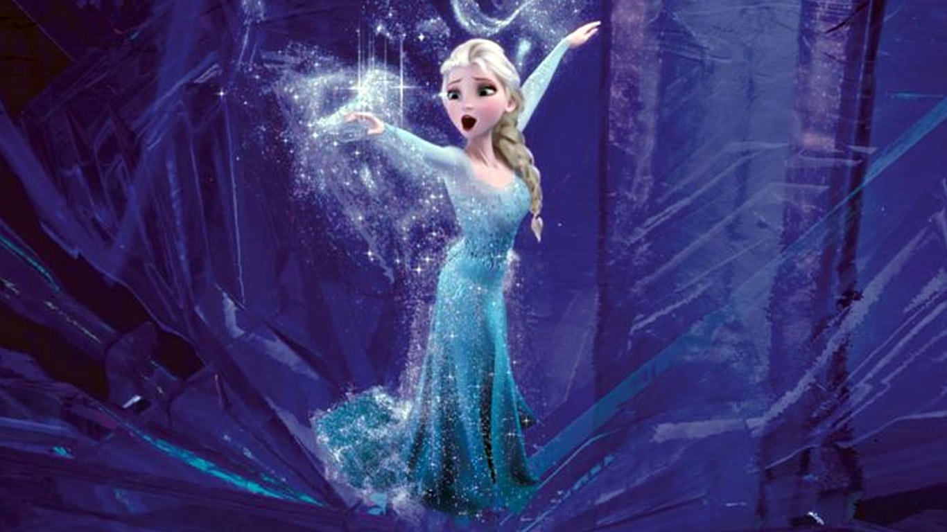 Elsa-Frozen-Let-it-Go Cena mais famosa de 'Frozen' é uma homenagem a princesa clássica da Disney