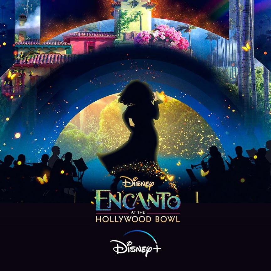 Encanto-at-the-Hollywood-Bowl-Disney-Plus-Poster Encanto: especial no Hollywood Bowl chega ao Disney+ em dezembro