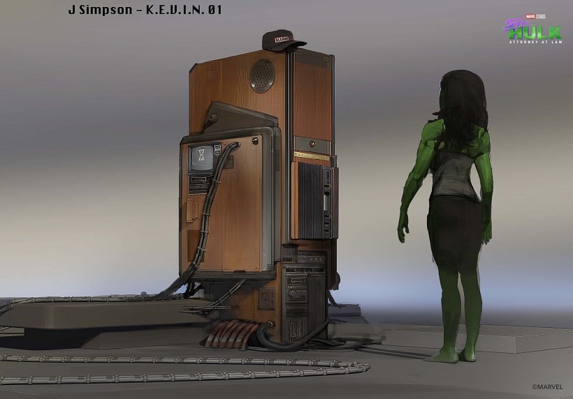 K.E.V.I.N.-modelo-2 Veja os 4 modelos do robô K.E.V.I.N. descartados em 'Mulher-Hulk'