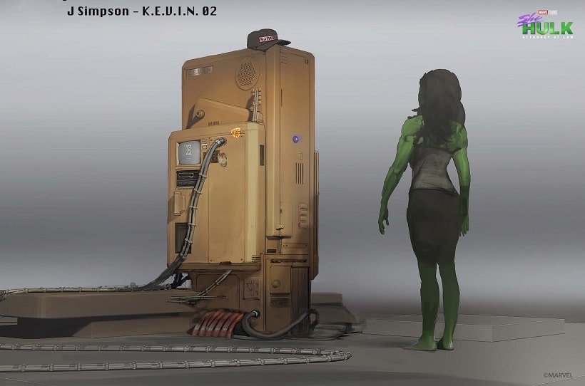 K.E.V.I.N.-modelo-3 Veja os 4 modelos do robô K.E.V.I.N. descartados em 'Mulher-Hulk'