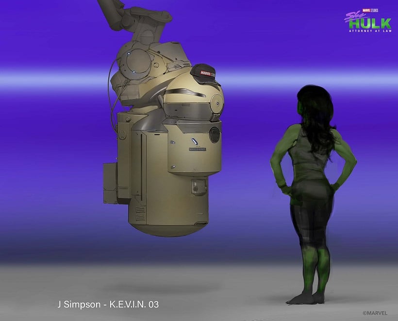 K.E.V.I.N.-modelo-4 Veja os 4 modelos do robô K.E.V.I.N. descartados em 'Mulher-Hulk'