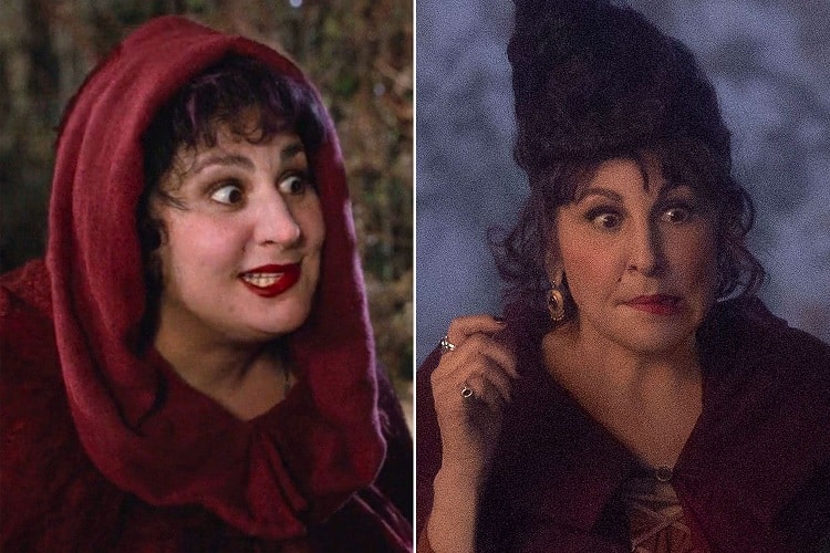 Kathy-Najimy-nos-filmes-Abracadabra Abracadabra 2: atriz explica detalhe no rosto de sua personagem