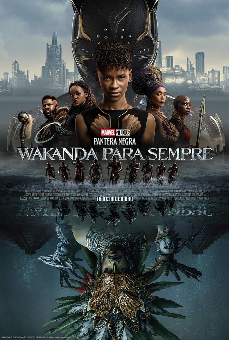 Poster-Pantera-Negra-Wakanda-Para-Sempre Novo trailer de 'Pantera Negra 2' pode estar enganando os fãs