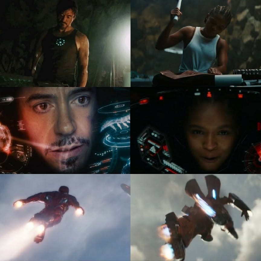 Tony-Stark-e-Riri-Williams Diretor compara substituta do Homem de Ferro a Miles Morales