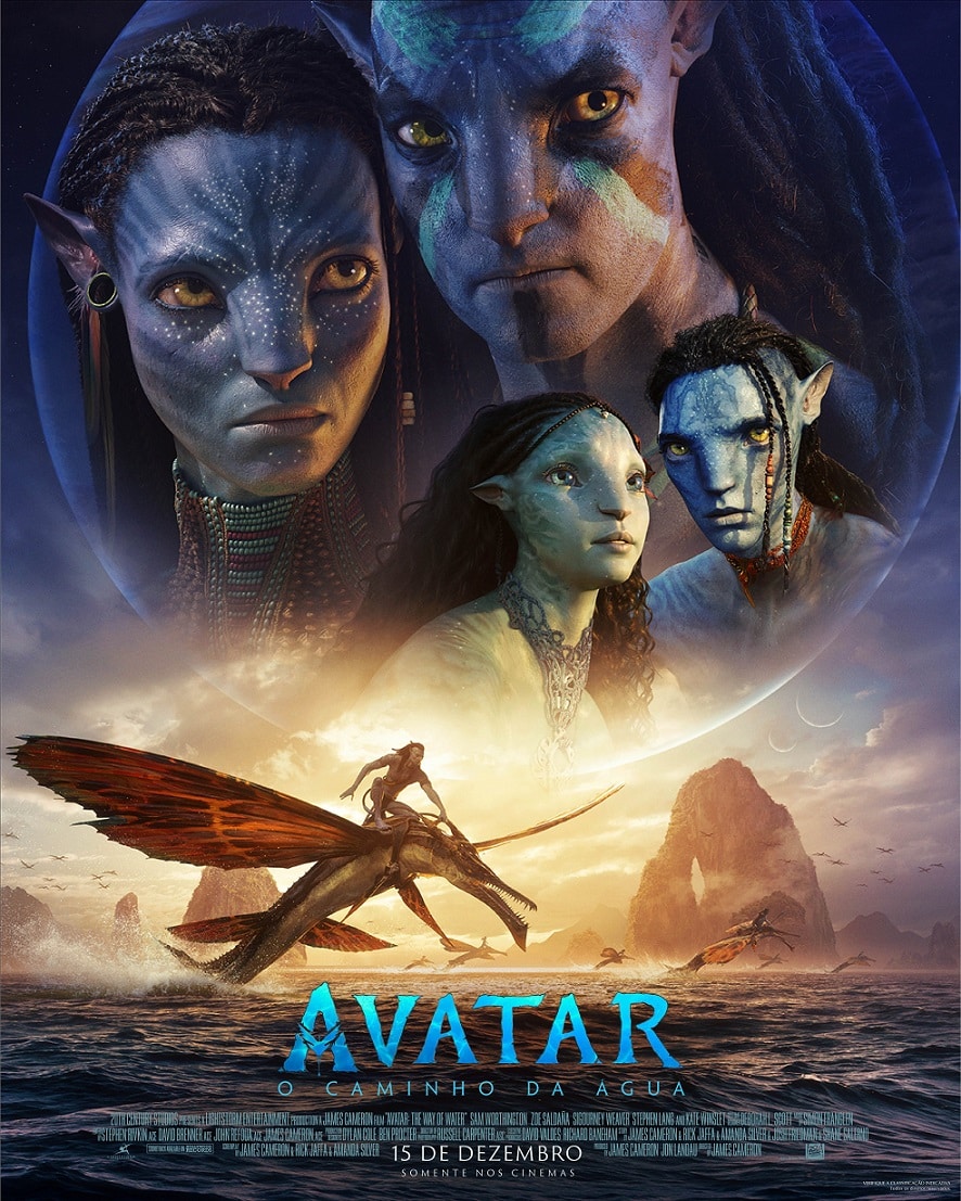 Avatar-O-Caminho-da-Agua-Poster Saiu o segundo trailer de Avatar: O Caminho da Água! Confira