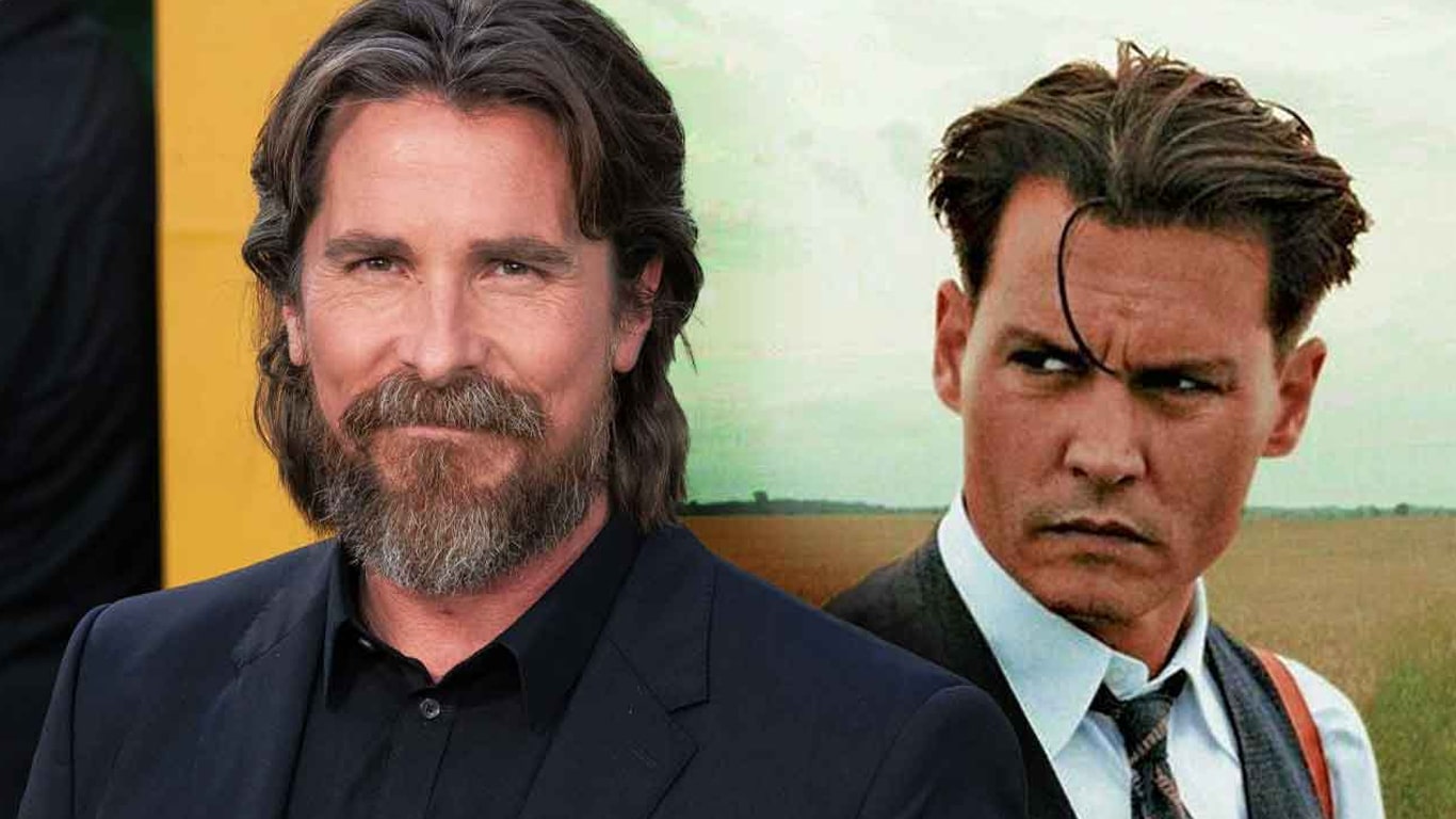 Christian-Bale-e-Johnny-Depp Inimigos Públicos: Christian Bale não quis saber de conversa com Johnny Depp no set