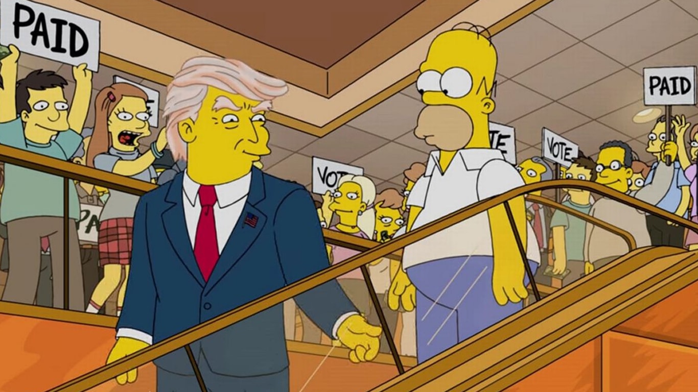 Donald-Trump-e-Homer-Simpson Os Simpsons | Afinal, onde exatamente fica Springfield?