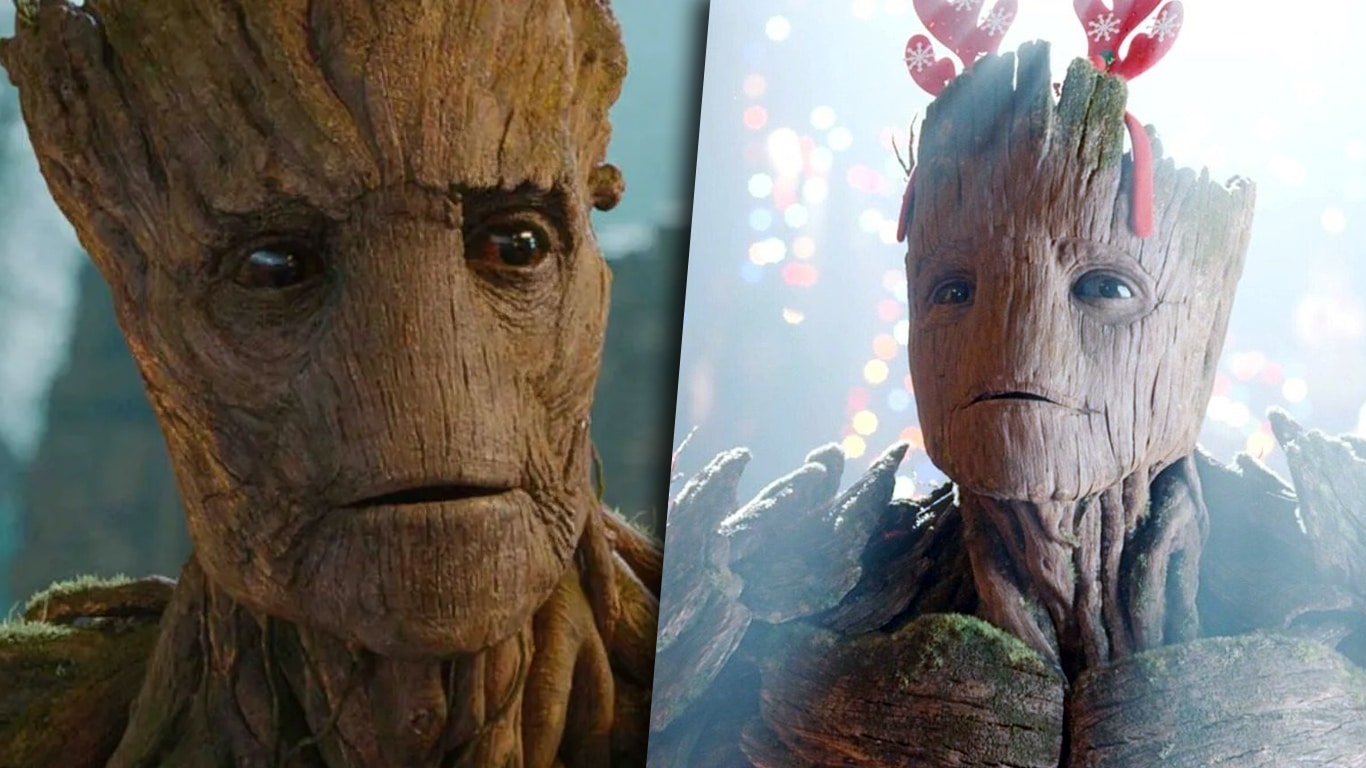 Groot-Adulto-e-Groot-Jovem O Groot atual tem as mesmas memórias do Groot original?