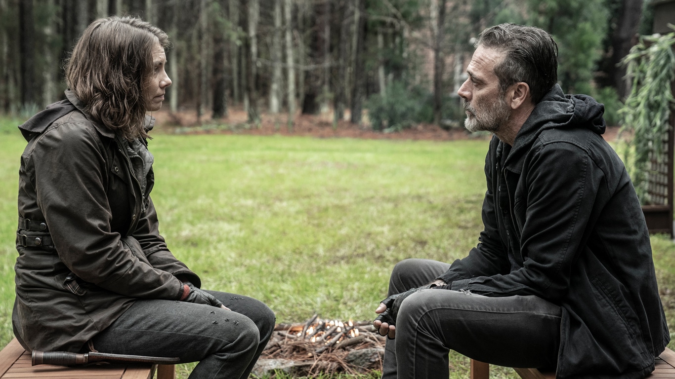 Maggie-e-Negan-The-Walking-Dead Lauren Cohan explica quando se passa 'The Walking Dead: Dead City'