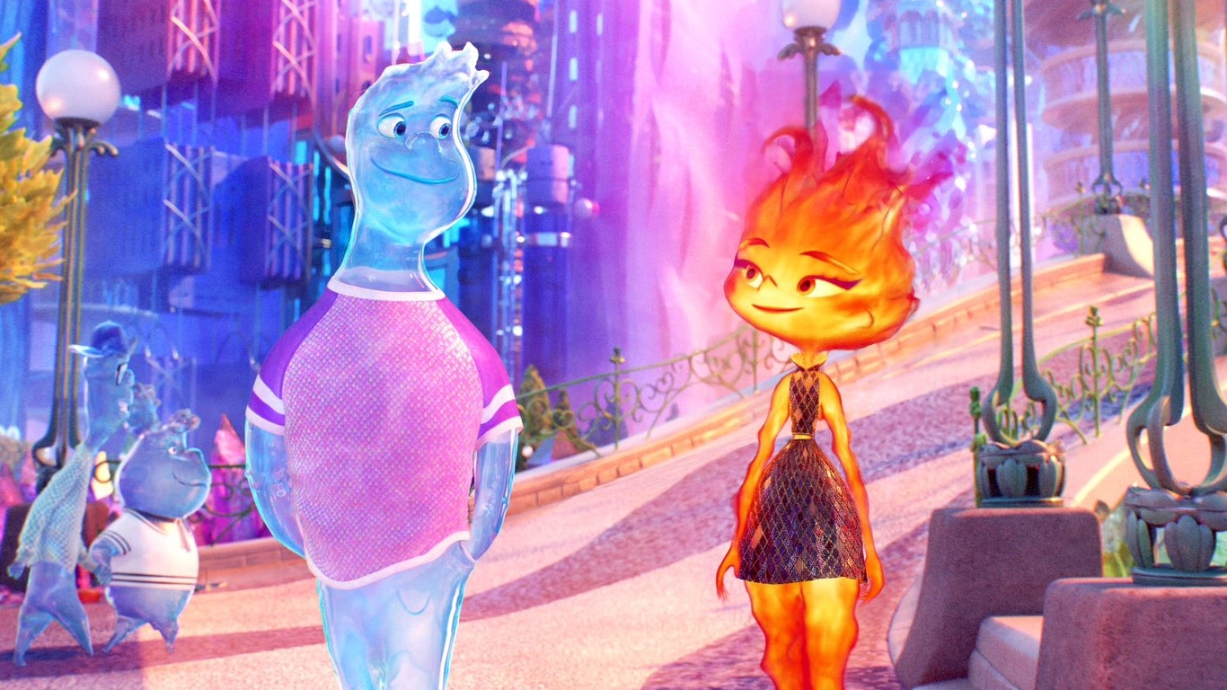 Elementos-Pixar Elementos é a primeira comédia romântica da Pixar
