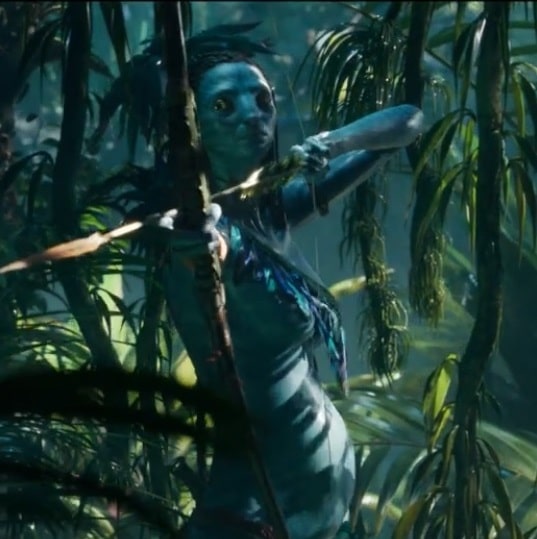 Neytiri-gravida Avatar 2: James Cameron duvidou de Zoe Saldaña e perdeu aposta