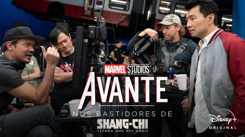 Nos-Bastidores-de-Shang-Chi-e-a-Lenda-dos-Dez-Aneis-Disney-Plus Mundo Estranho estreou no Disney+ e Avante, da Marvel, retornou