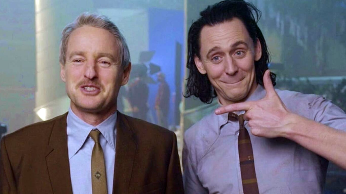 Owen-Wilson-e-Tom-Hiddleston-nos-bastidores-de-Loki Na primeira quinta-feira sem Loki, Tom Hiddleston agradece aos fãs