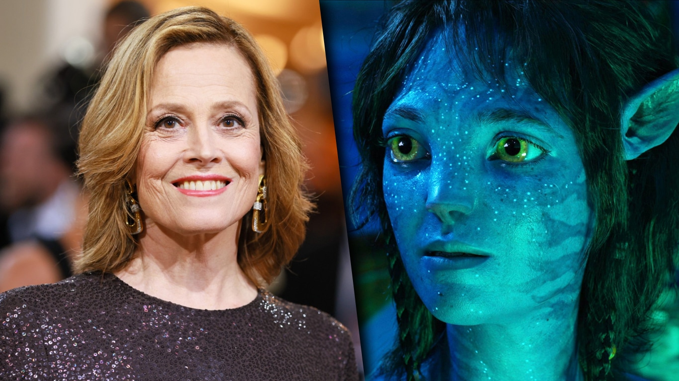 Sigourney-Weaver-Avatar-2 James Cameron teve que ensinar Zoe Saldaña a correr em Avatar