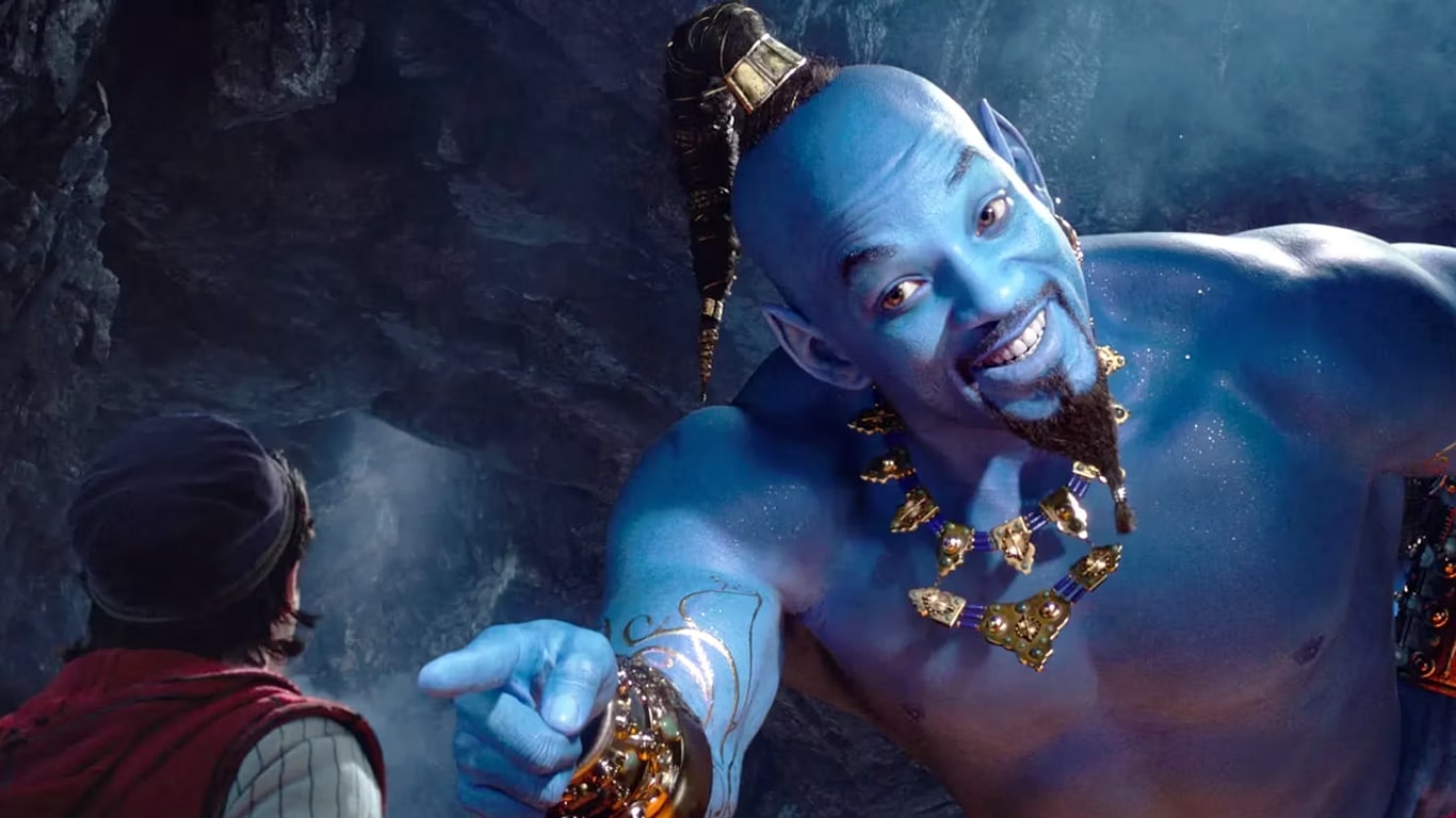Will-Smith-o-Genio-de-Aladdin Aladdin 2 terá Will Smith em seu primeiro trabalho após polêmica no Oscar, afirma jornal
