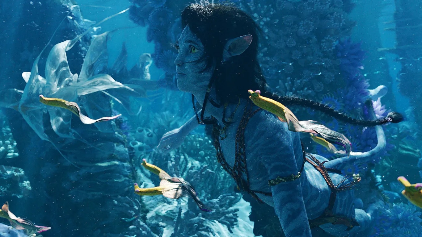 Avatar-O-Caminho-da-Agua-Kiri Avatar 3 pode ser lançado no Disney+ com 9 horas de duração