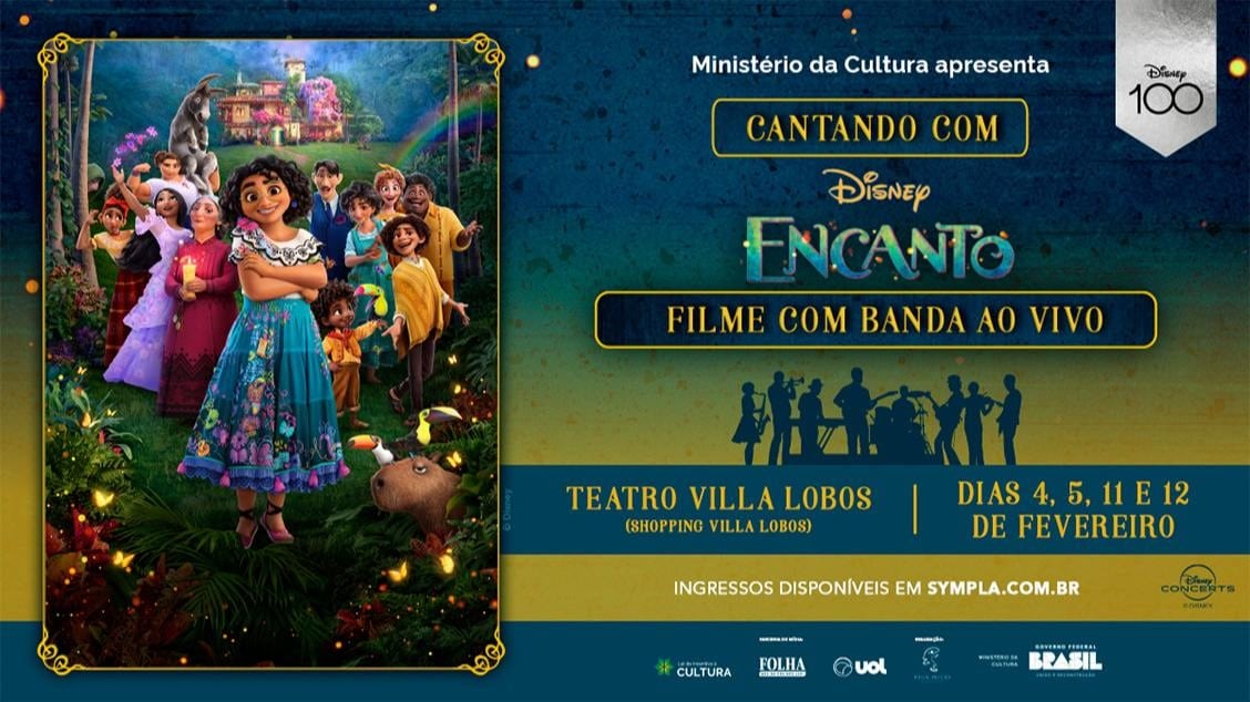 Cantando-com-Encanto Cantando com Encanto | Brasil terá espetáculo oficial da Disney