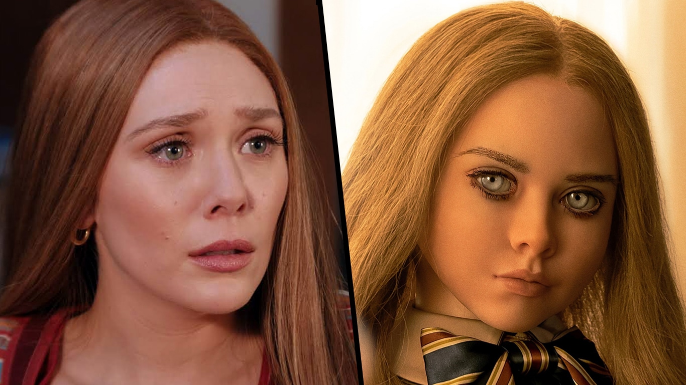 Elizabeth-Olsen-e-M3GAN M3GAN: o visual da boneca foi inspirado em Elizabeth Olsen?