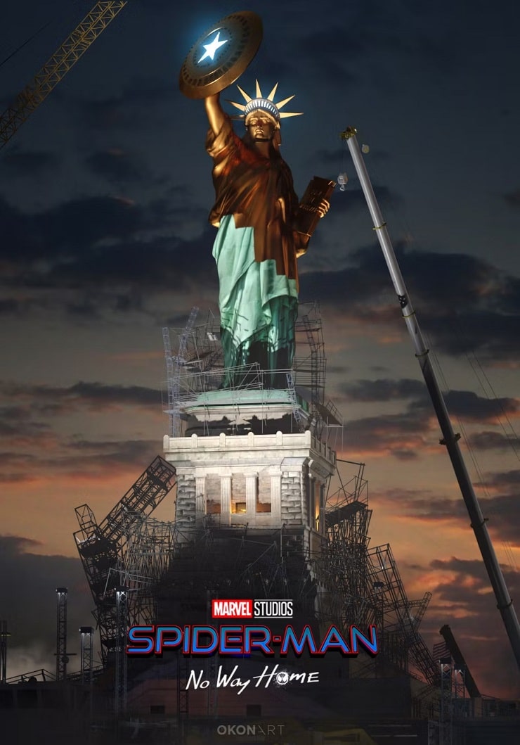 Estatua-da-Liberdade-Homem-Aranha-Sem-Volta-Para-Casa Meses após o final, 'Ms. Marvel' tem cenas alteradas por causa do Homem-Aranha