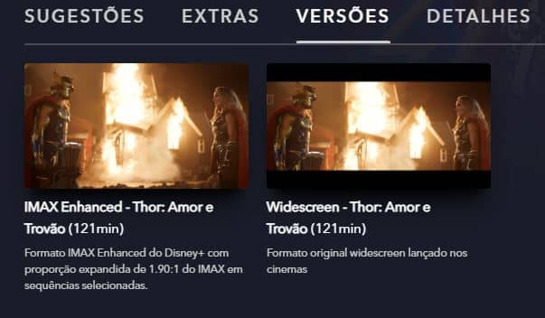 Thor-4-em-IMAX-Enhanced-e-Widescreen Disney+ terá 2 versões de Pantera Negra: Wakanda Para Sempre